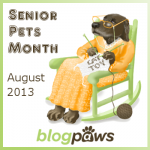 badge senior pet month